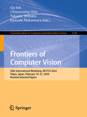 cover image of Frontiers of Computer Vision